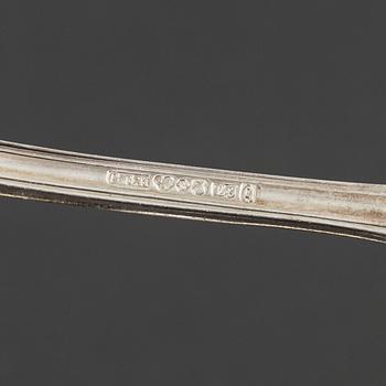 A set of 75 pieces model "Olga" silver flatware, including GAB  Stockholm, 20th century.