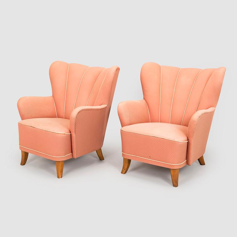A mid-20th century armchairs.