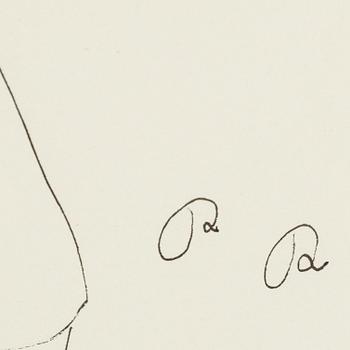 ROGER RISBERG, indian ink on paper, 2007, signed RR.