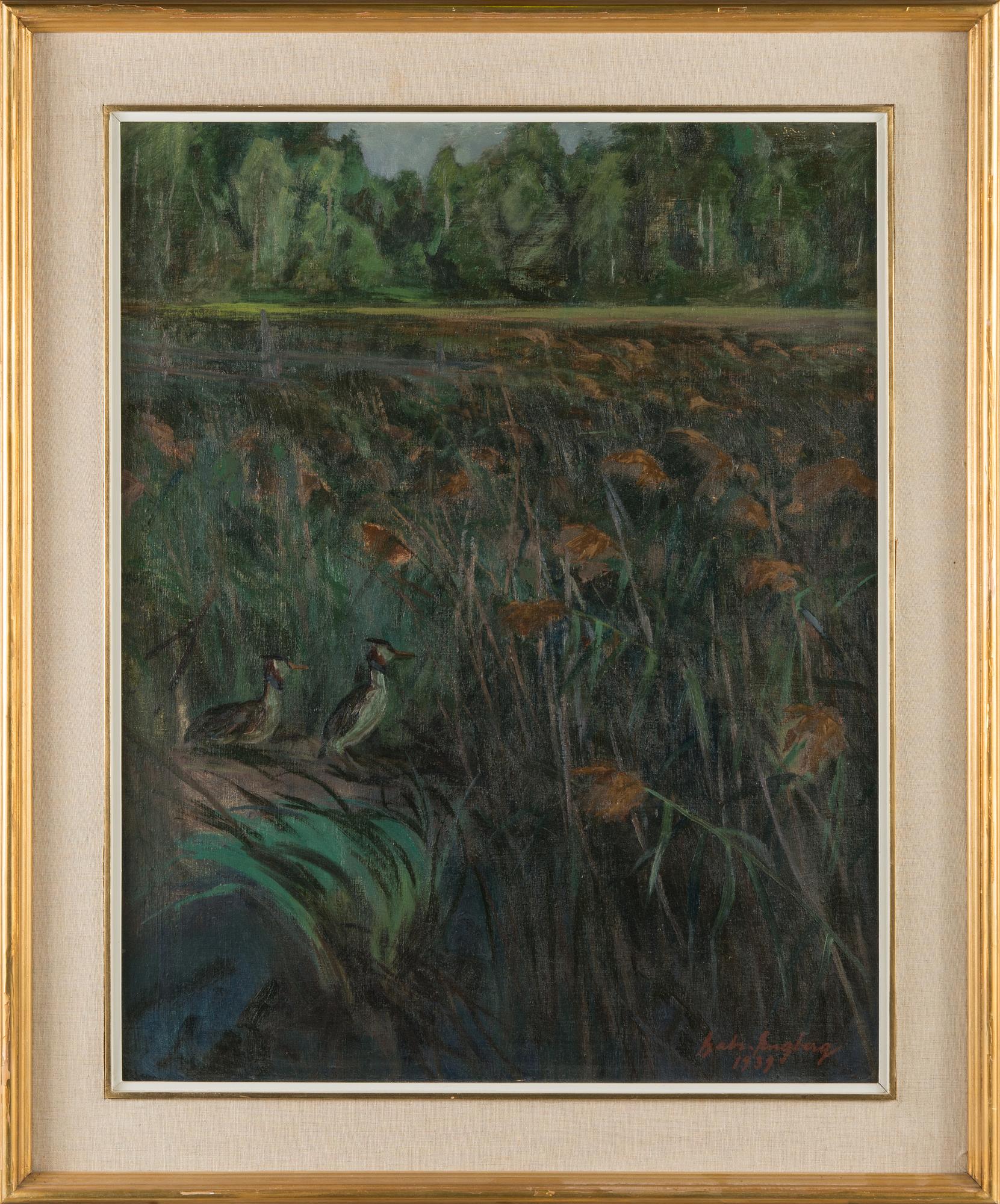 Gabriel Engberg, olja på duk, signerad och daterad 1939.