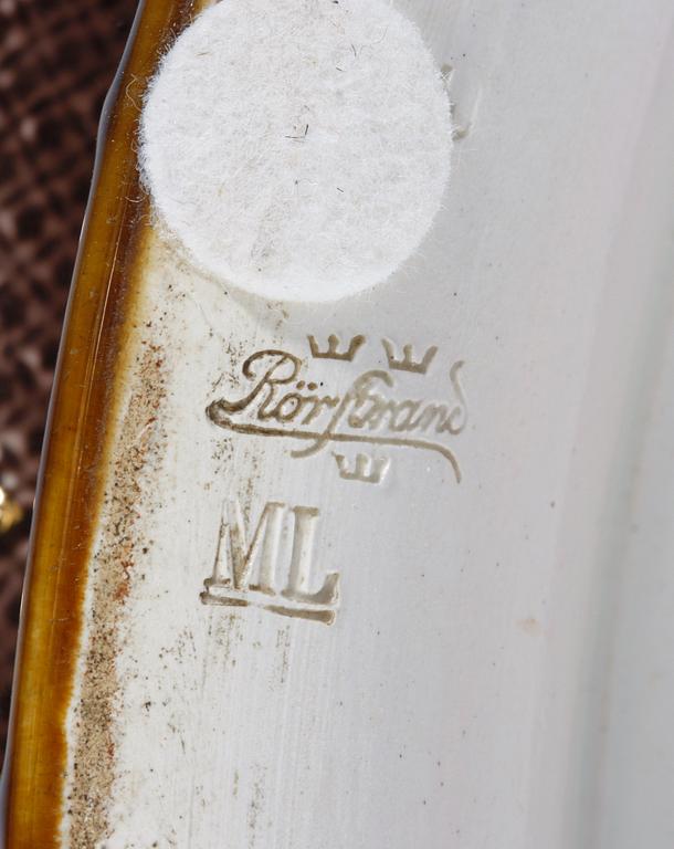JARDINJÄR, majolika, sent 1800-tal.