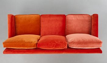 Josef Frank, a three-seated sofa, model 3031, Firma Svenskt Tenn, 2000s.