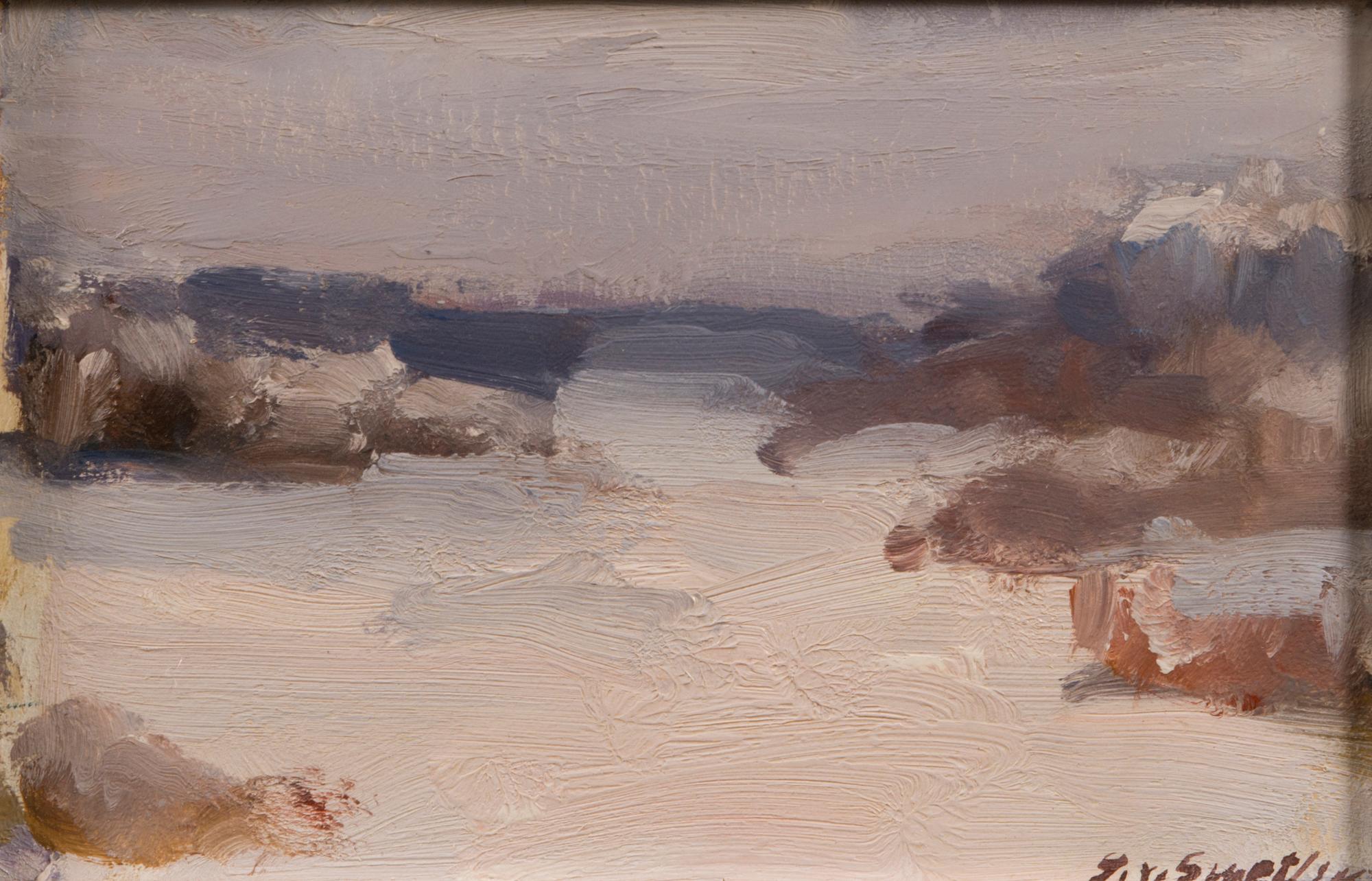 GEORGES VON SWETLIK, munaöljytempera kankaalle, signeerattu.