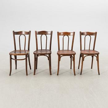 Chairs, 4 pcs, first half of the 20th century.