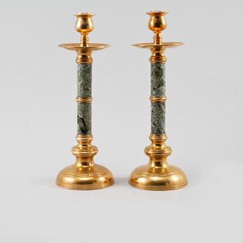 LJUSSTAKAR, ett par, 1900-tal.