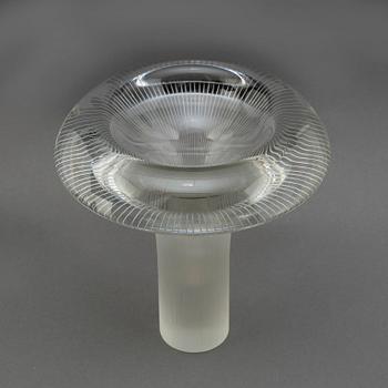 TAPIO WIRKKALA, vas, glas. Iittala, signerad.