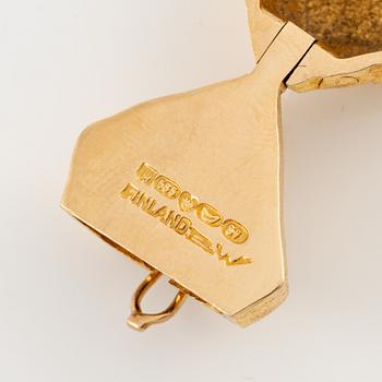 Björn Weckström, a bracelet 14K gold "Lapplands stenar" for Lapponia, Finland 1971.