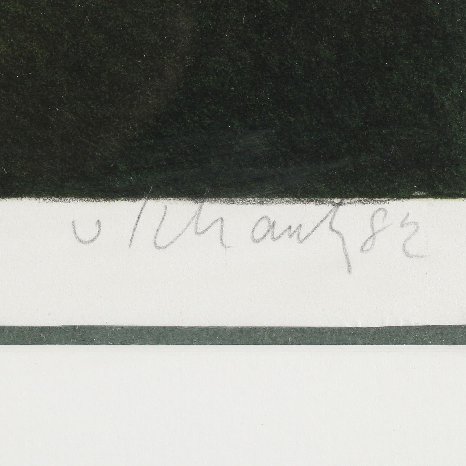 PHILIP VON SCHANTZ, färglitografi, signerad och daterad -82, numrerad 27/160.
