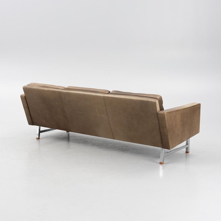 Karl Erik Ekselius, a leather sofa, JOC, Sweden, 1960's/70's.