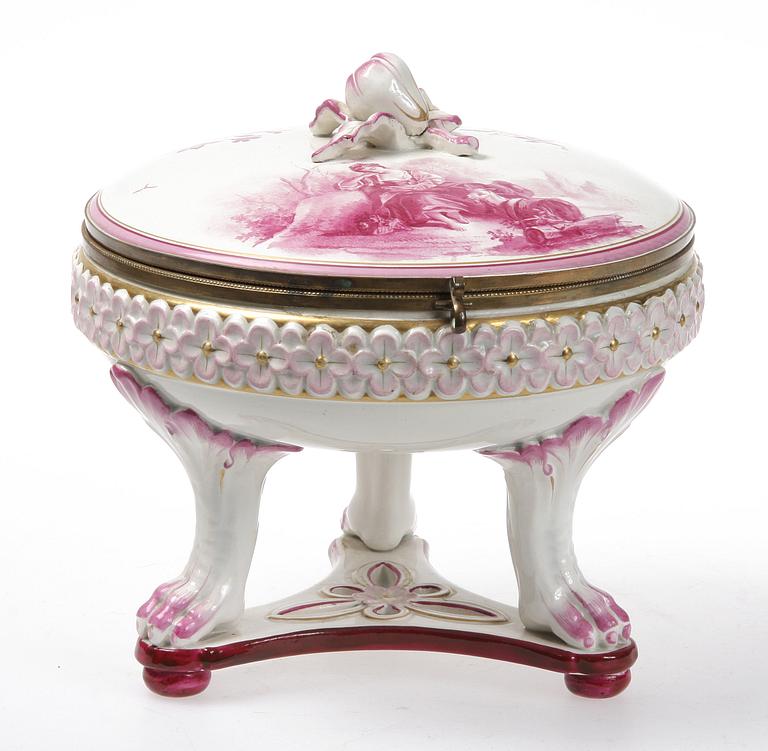 TRIPOD med LOCK, flintgods, mellaneuropa, 1800/1900-tal.