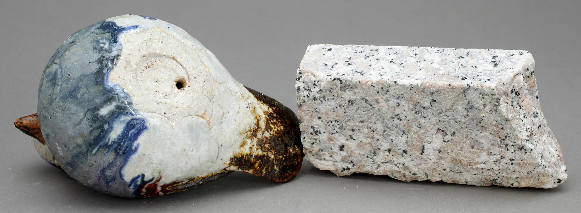 FIGURIN, stengods, Tyra Lundgren, Gustavsberg, Stämpelsignerad.