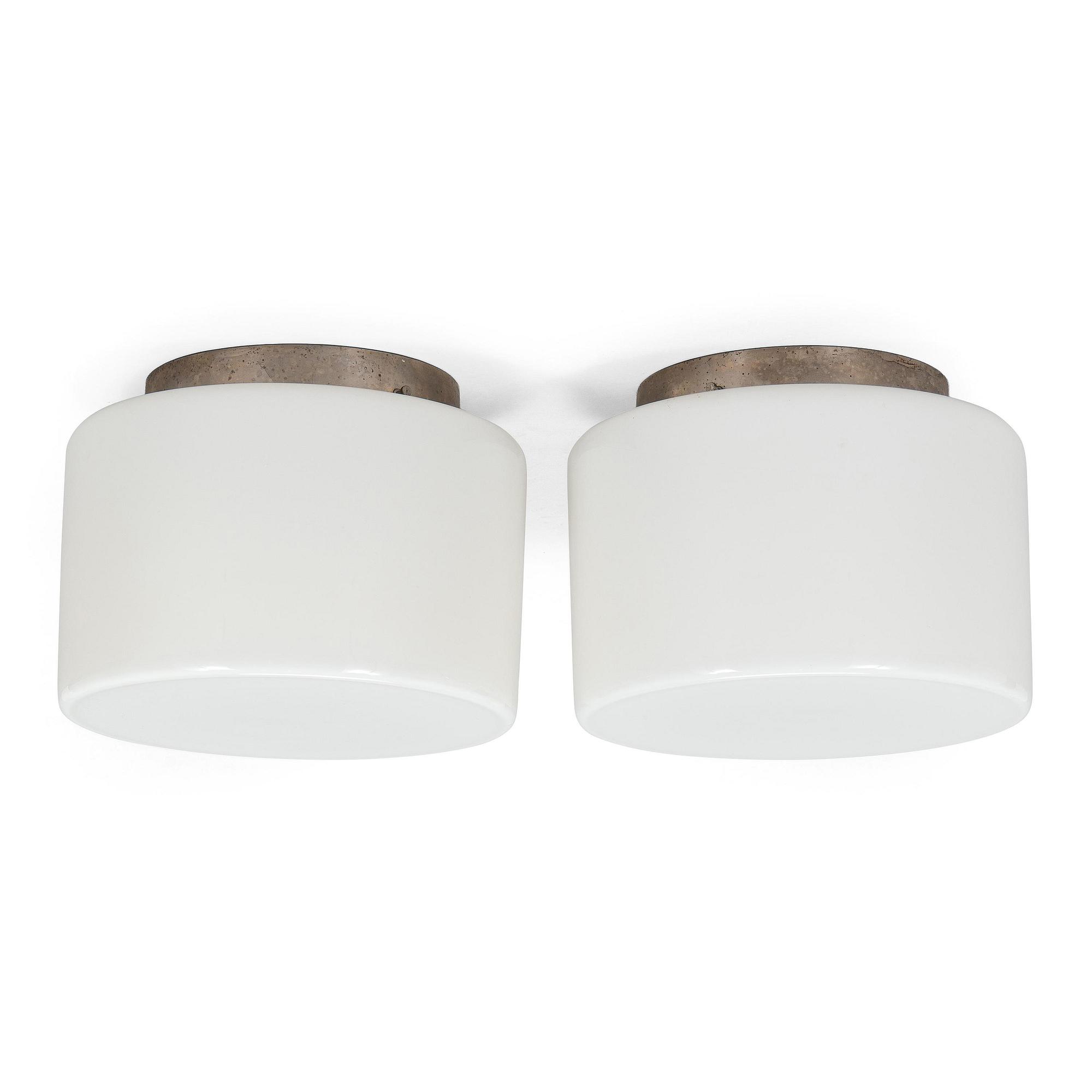 Paavo Tynell, taklampor, ett par, modell 2028, Taito Oy 1930-tal.