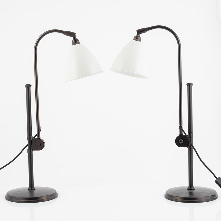 Robert Dudley Best, a pair of table lamps, Bestlite BL 1,