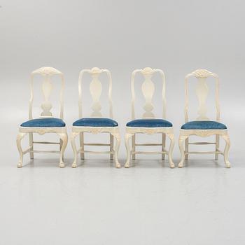 Four 18th Century Chairs.