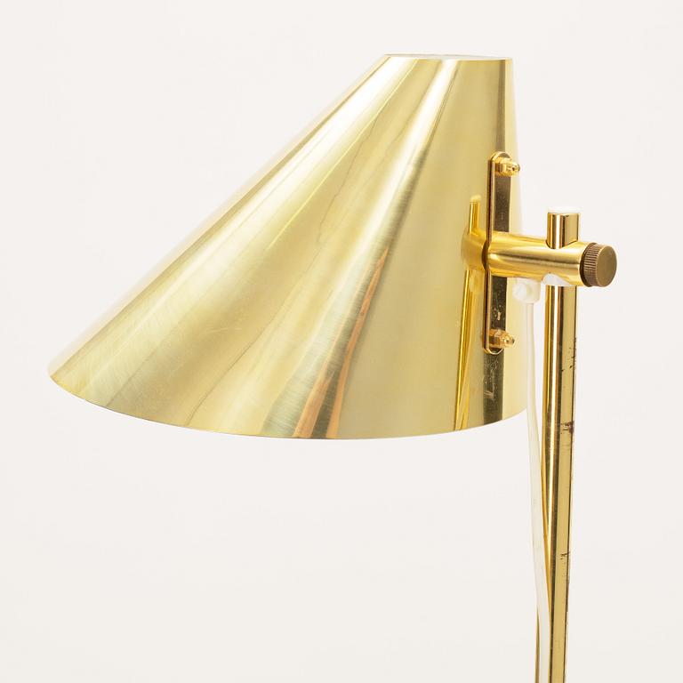 Hans-Agne Jakobsson, a model 'G-185' brass floor light, Markaryd, Sweden.