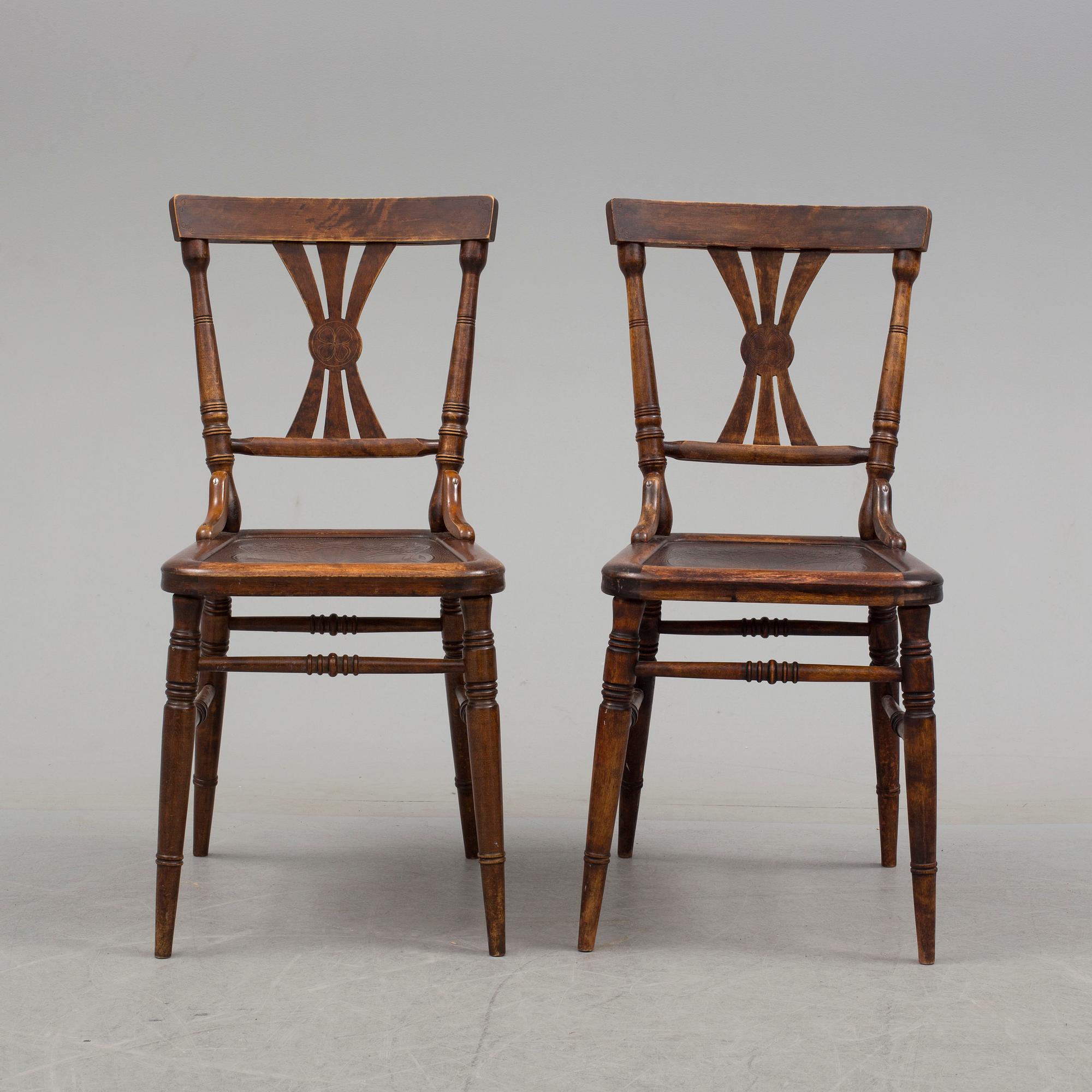 STOLAR, 5 st, Luterma, Estland, omkring 1900.