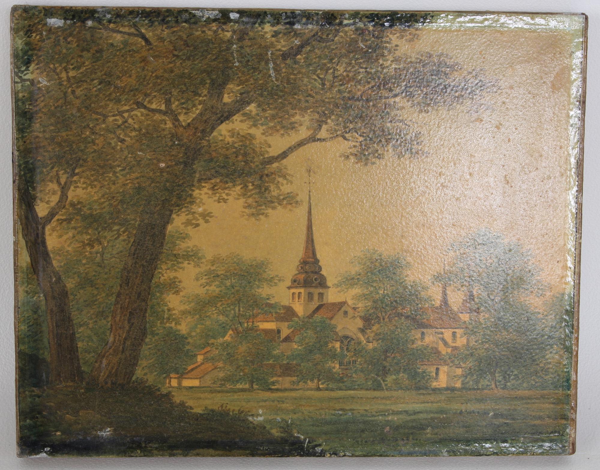 Johan Fredrik Julin, akvarell, sign o dat- 1832.