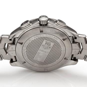 TAG HEUER, Link, Calibre S, chronograph, wristwatch, 42 mm,