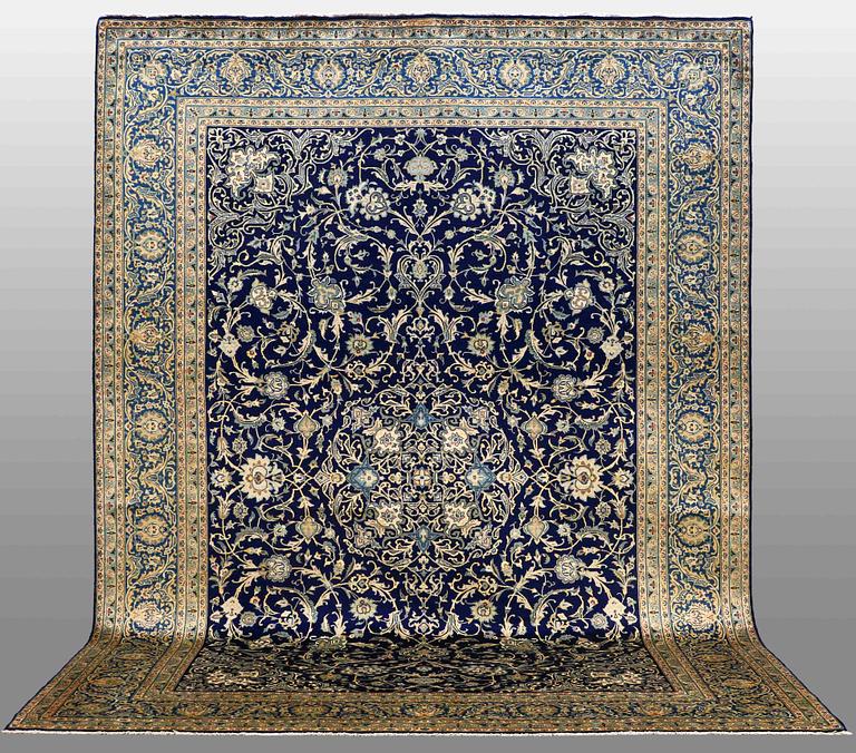 A CARPET, Kashan, around 420 x 305 cm.