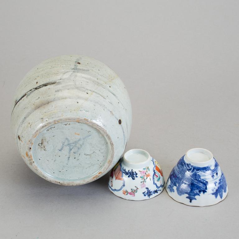 PARTI PORSLIN, 8 delar, porslin, Kina, 17-/18-/1900-tal.