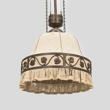 Counter weight light, early 20th century.