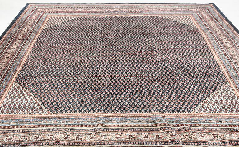 A carpet, Serabend, circa 410 x 314 cm.