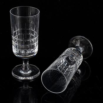 A glass service, 69 pcs, from Kosta, 20th century.