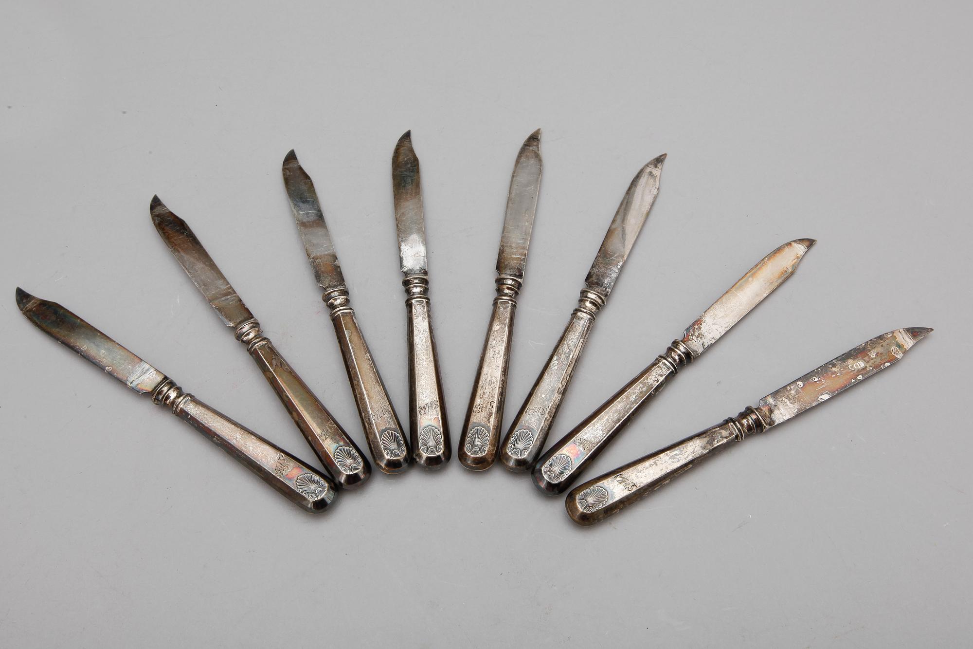 PARTI BESTICK, 33, silver, mestadels Finland. Total vikt ca 805 gram.