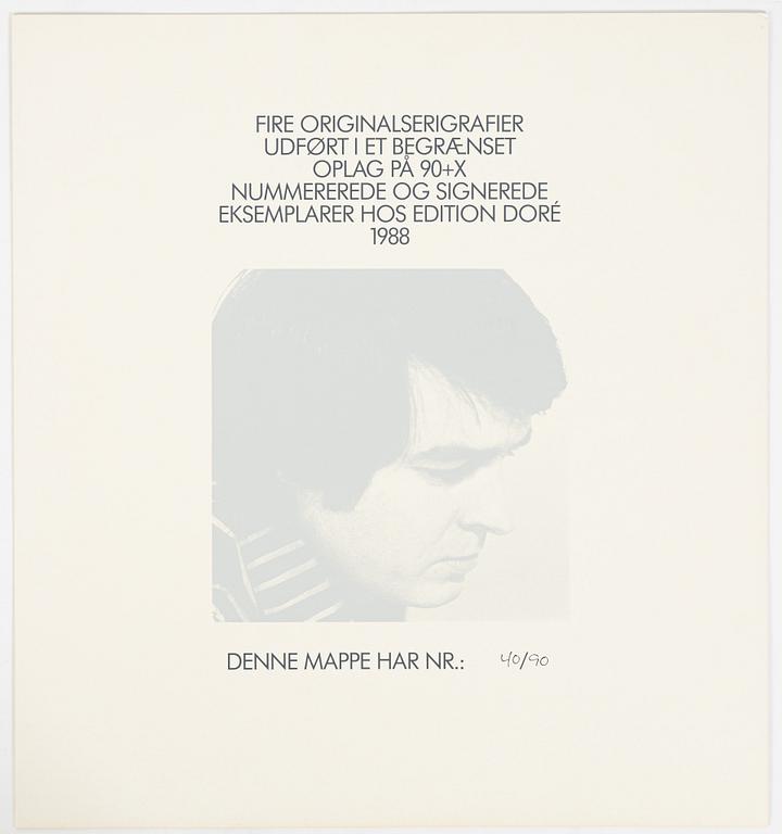 Jo Niemeyer, "Tuorila", mapp med 4 färgserigrafier.