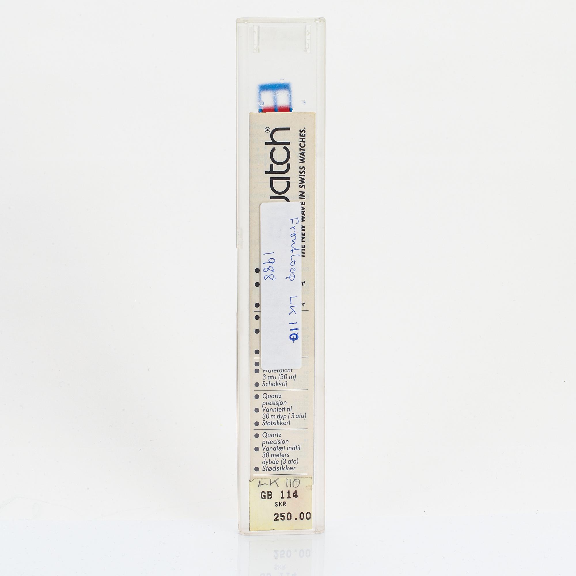 Swatch, Frontloop, wristwatch, 25 mm.