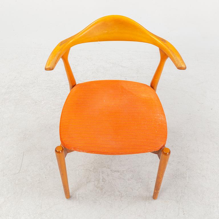 Folke Andersson, an 'Aristo' chair and a desk, Hugo Troeds, Bjärnum, mid 20th Century.