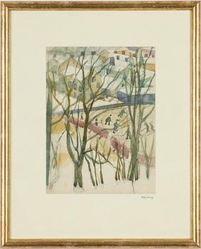 Maj Bring, Vy genom träden.