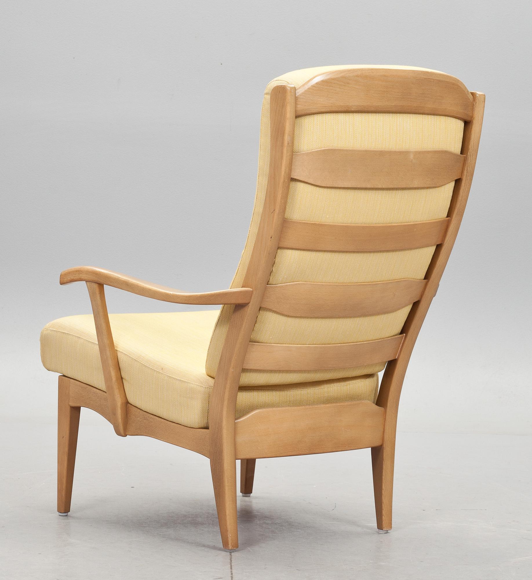 FÅTÖLJER, ett par. "Stora Fjäderbrickan", design Carl Malmsten. O.H Sjögren.