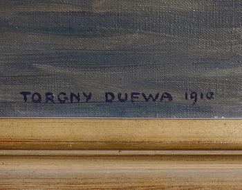 DUFWA, TORGNY, olja på duk, sign o dat 1910.