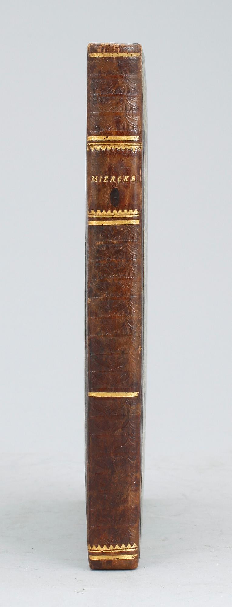 JOHAN RABBÉN, "Miercke eller konsten att dresera hönshunden", Lund 1835.