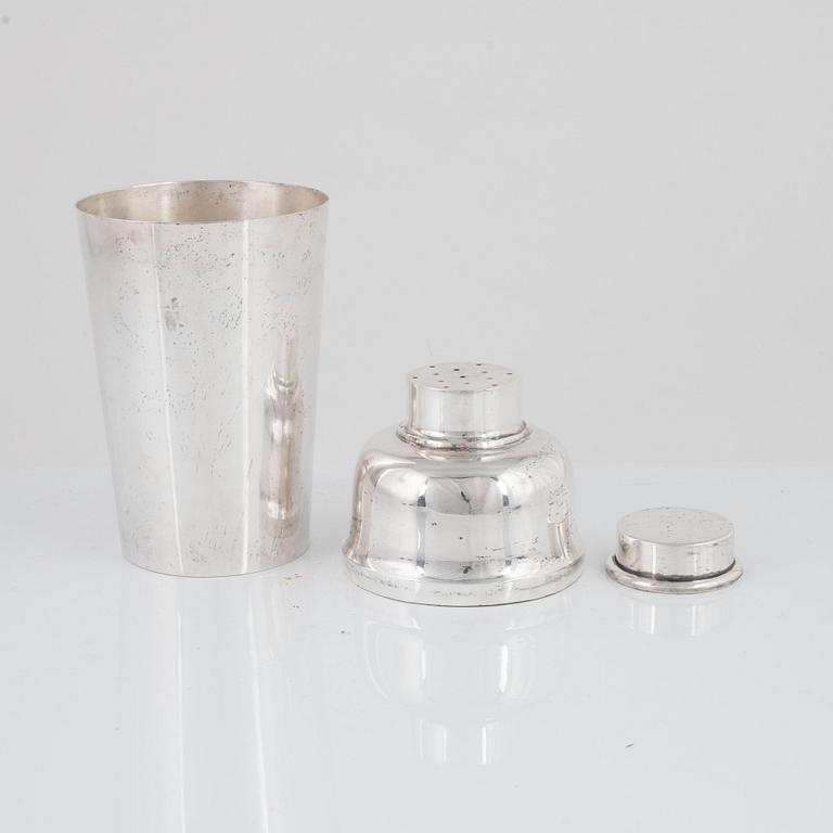 Shaker, nysilver, märkt SMPC, Sydney.