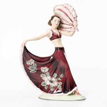 Stefan Dakon, a creamware figurine, Goldscheider, Austria, 1930's/40's.