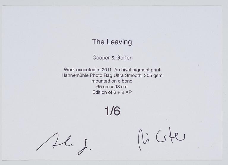 Cooper & Gorfer, "The Leaving", 2011.