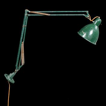 INDUSTRILAMPA, "Luxo 1001", Jacob Jacobsen, omkring 1900-talets mitt.