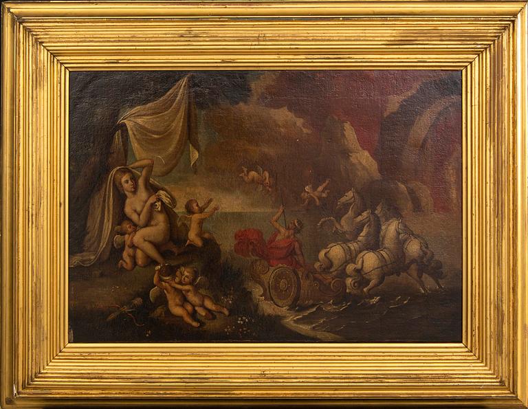 Girolamo Romanino, follower to 17/18th century oil on canvas.