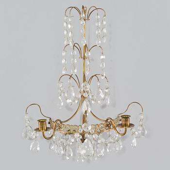 LAMPETTER, ett par, gustaviansk stil, 1900-talets mitt.