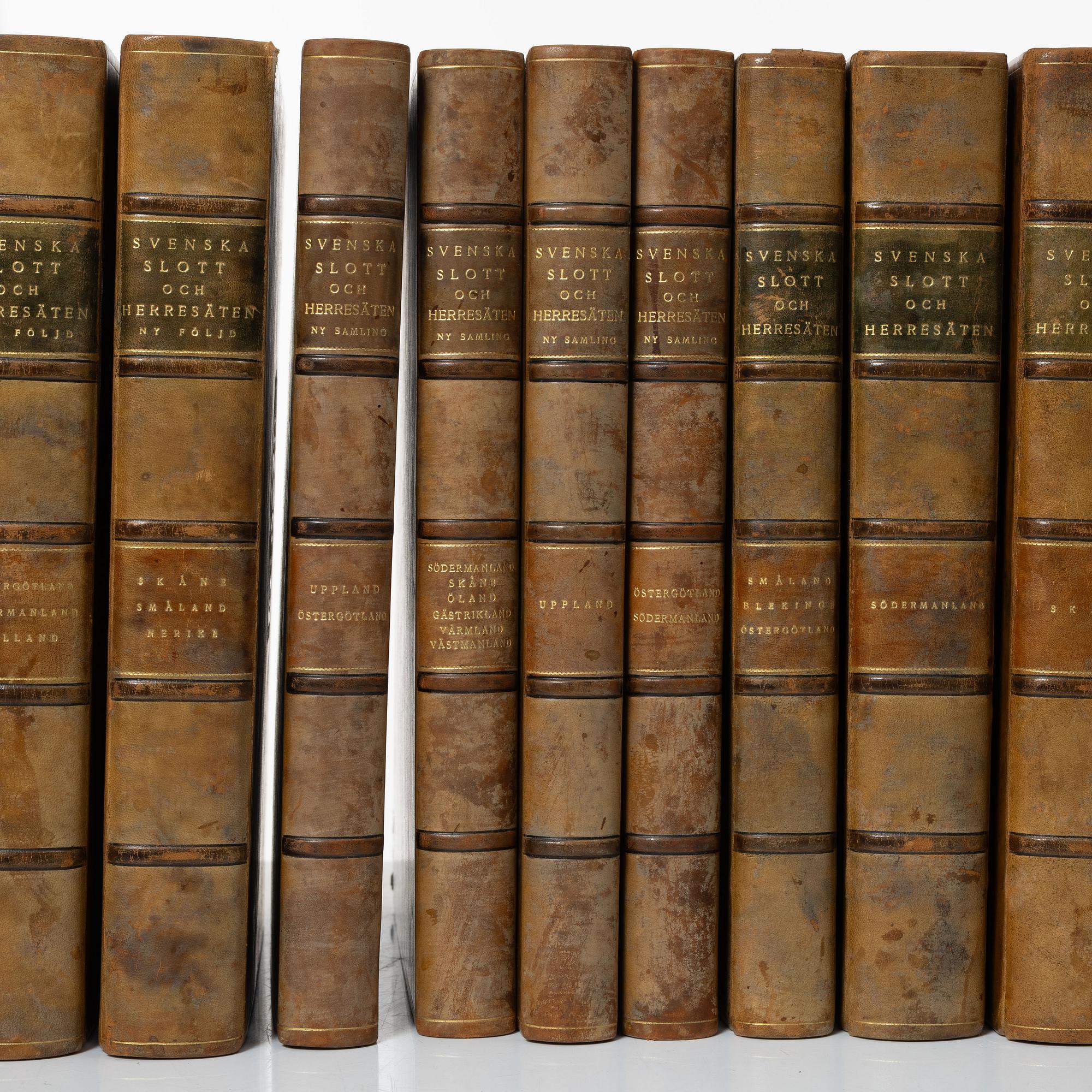 "Svenska slott och herresäten vid 1900-talets början", 12 vol. Stockholm, 1908-1933.