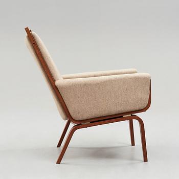 HANS J WEGNER, an easy chair, a prototype of model "GE501", Getama, Denmark, 1970's.