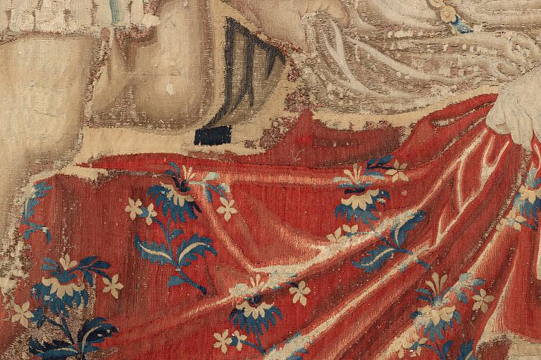 A tapestry, "The death of Messalina", c. 312 x 220 cm, France/Flanders, 17th century.