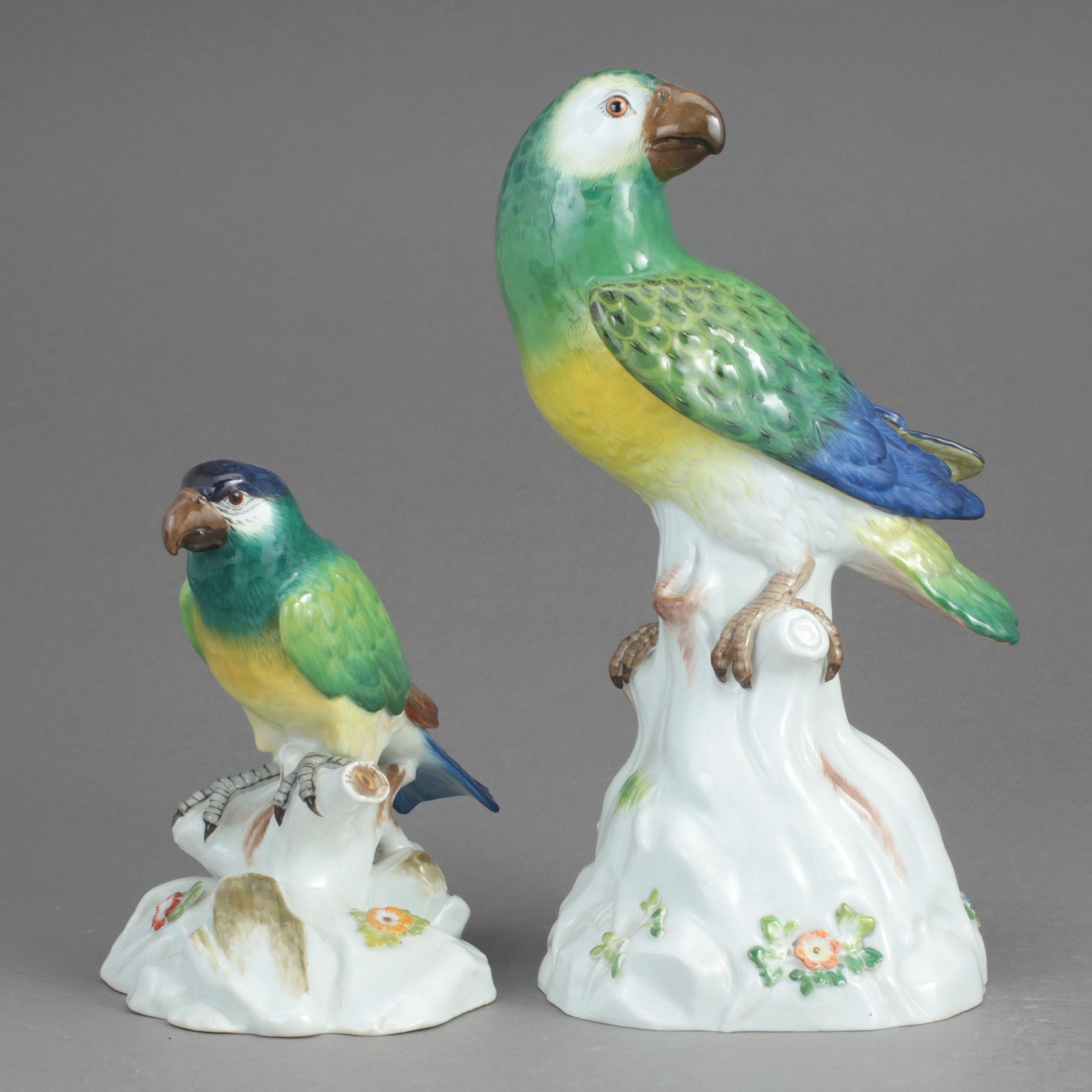 FIGURINER, 2 st, porslin, Meissen.