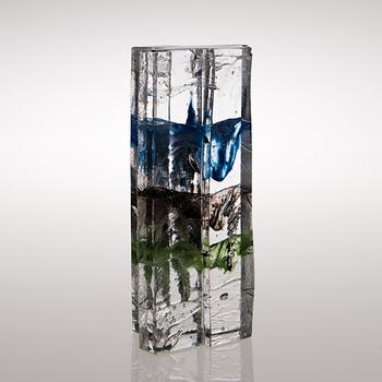 HELENA TYNELL, A GLASS SCULPTURE. Forest. Signed H Tynell Riihimäen lasi 1971.