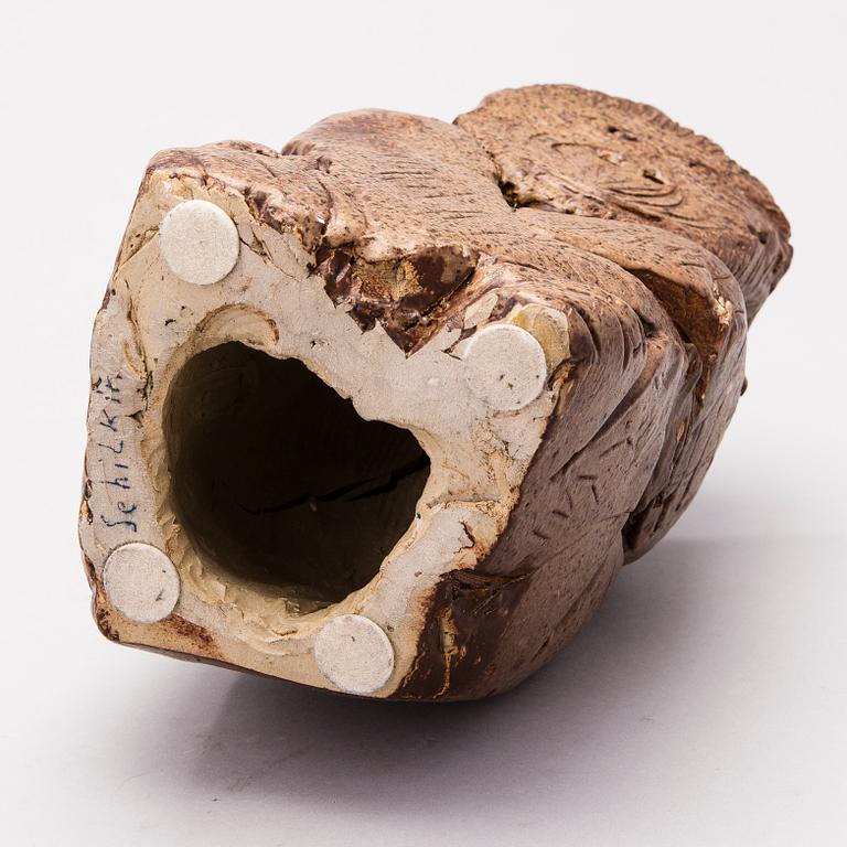 MICHAEL SCHILKIN, skulptur, stengods, signerad Schilkin.
