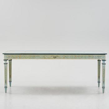 Carl Malmsten, a grand Swedish Grace dining table, cabinetmaker Albin Johansson, Stockholm, for Villa Kvikkjokk, 1927.