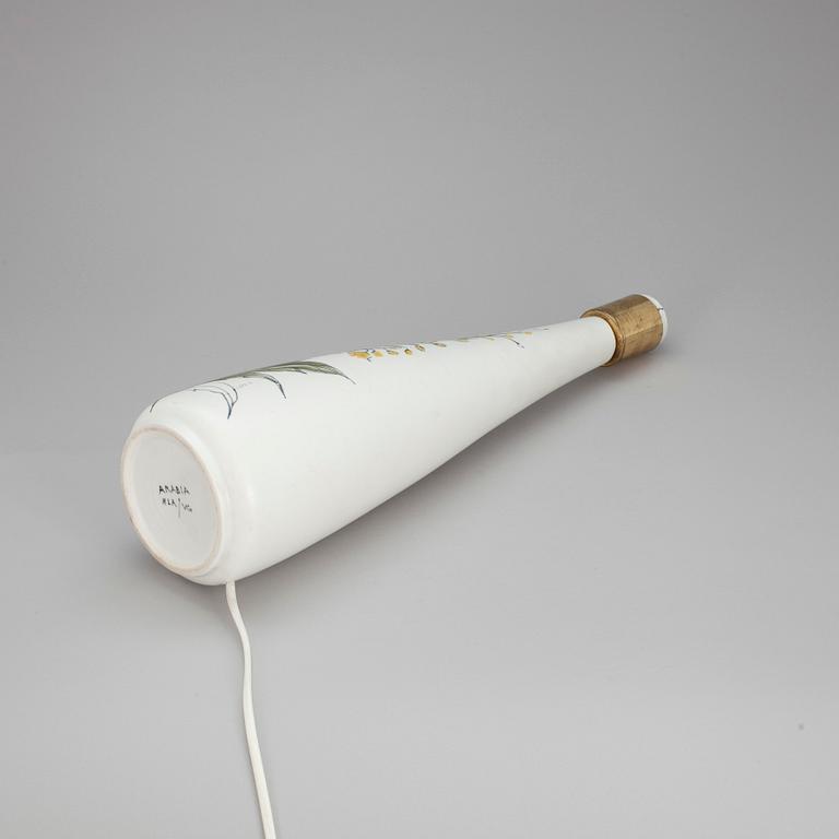 LAMPFOT, keramik, Hilkka-Liisa Ahola, Arabia, signerad. 1960-tal.