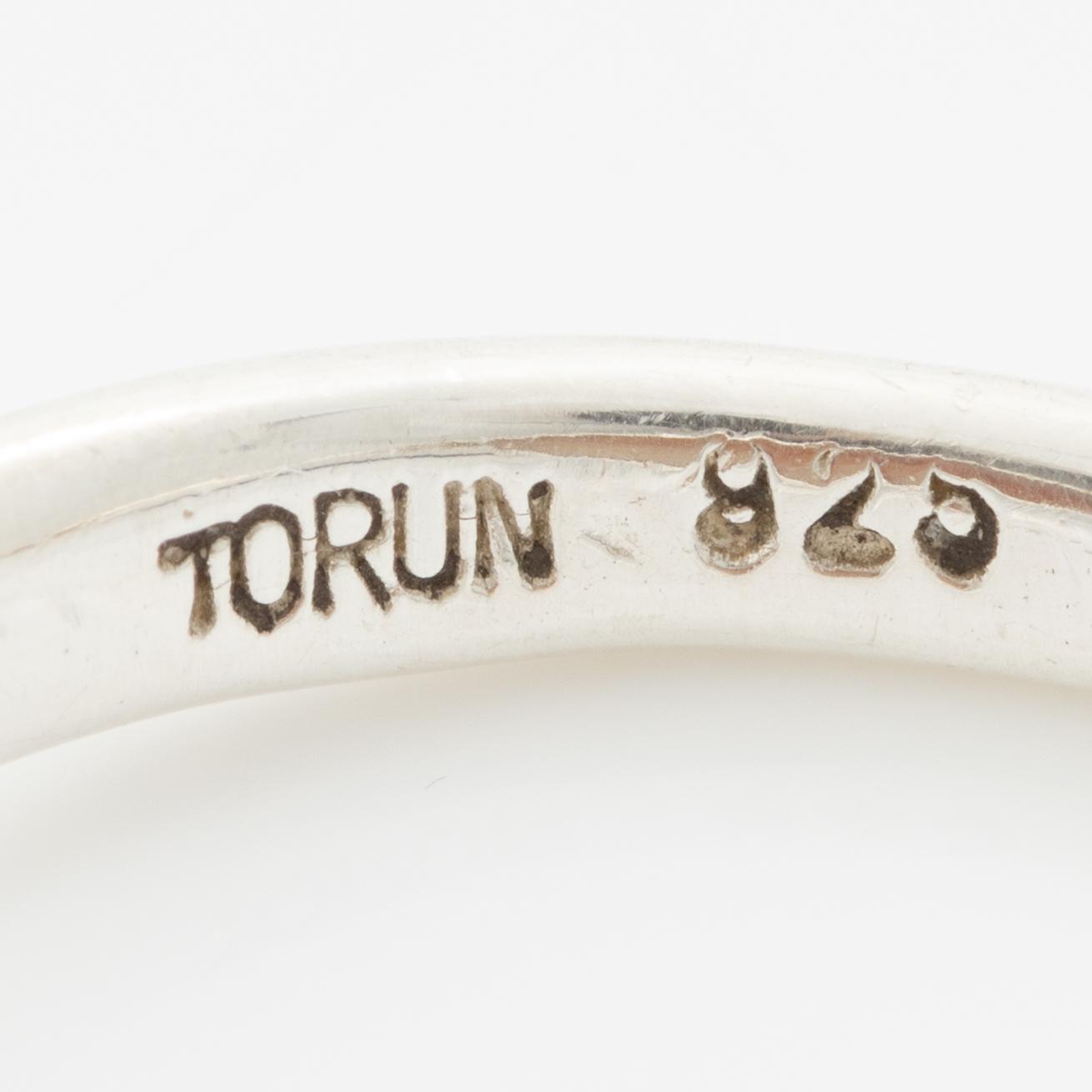 Vivianna Torun Bülow-Hübe, ring, sterling silver and jasper.
